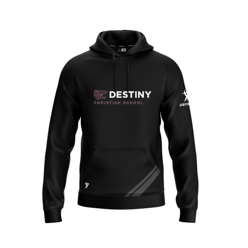 [CUS-DFW-SUHOOD-FLC-LSL-BLK-YXS-LOGO3] Summit Hoodie (Youth XS, Black, Logo 3)