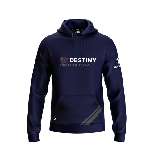 [CUS-DFW-SUHOOD-FLC-LSL-NVY-YXS-LOGO3] Summit Hoodie (Youth XS, Navy, Logo 3)