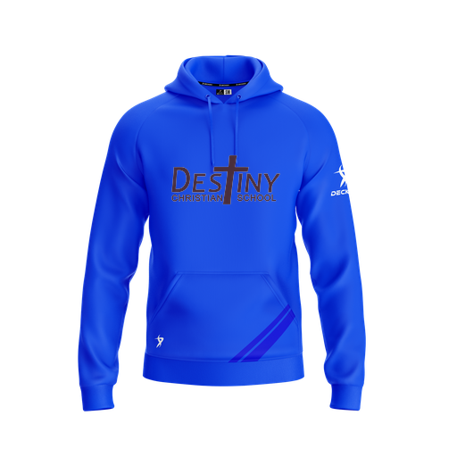 [FOLHSMRY-YXS-LOGO2] Decker Summit Hoodie (Youth XS, Royal, Logo 2)