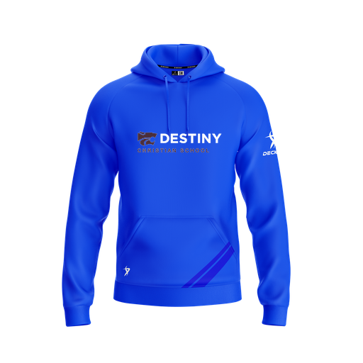 [CUS-DFW-SUHOOD-FLC-LSL-RYL-YXS-LOGO3] Summit Hoodie (Youth XS, Royal, Logo 3)