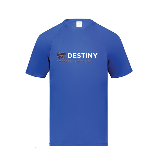 [2790.060.S-LOGO3] Men's Smooth Sport T-Shirt (Adult S, Royal, Logo 3)