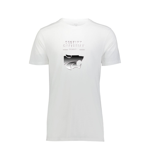 [FTSCUBWH-AS-LOGO1] Decker Men's Tri-Blend T-Shirt - Short Sleeve (Adult S, White, Logo 1)