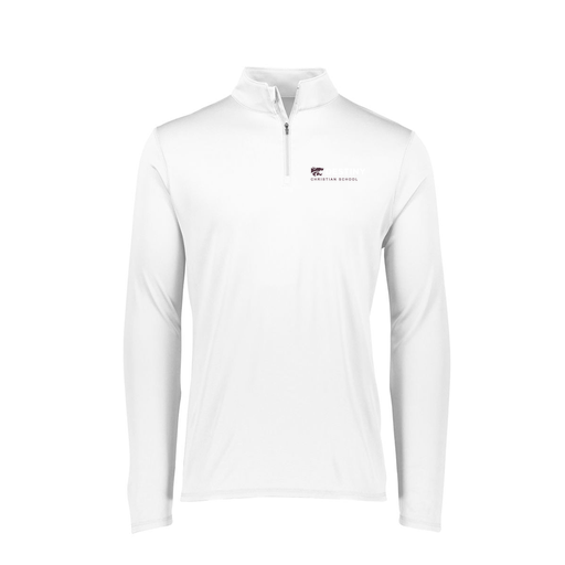 [FTLQFLWH-FAXS-LOGO3] Decker Women's Flex-Lite 1/4 Zip Shirt (Female Adult XS, White, Logo 3)