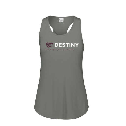 [3078.013.S-LOGO3] Ladies Tri Blend Tank Top (Female Adult S, Gray, Logo 3)