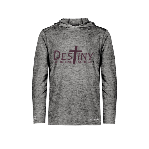 [FOLHCGBK-AS-LOGO2] Decker Men's Charge Hoodie (Adult S, Black, Logo 2)