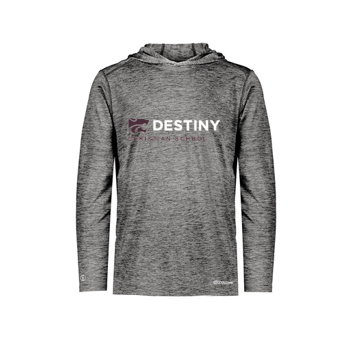 [FOLHCGBK-AS-LOGO3] Decker Men's Charge Hoodie (Adult S, Black, Logo 3)