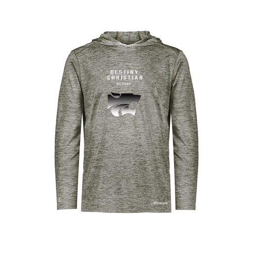 [CUS-DFW-CHGHOOD-PER-LSL-GRY-AS-LOGO1] Men's Charge Hoodie (Adult S, Gray, Logo 1)
