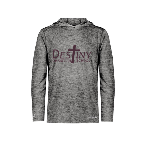 [FOLHCGBK-YS-LOGO2] Decker Youth Charge Hoodie (Youth S, Black, Logo 2)