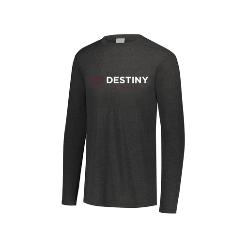 [3076.K94.S-LOGO3] Youth LS Ultra-blend T-Shirt (Youth S, Black, Logo 3)