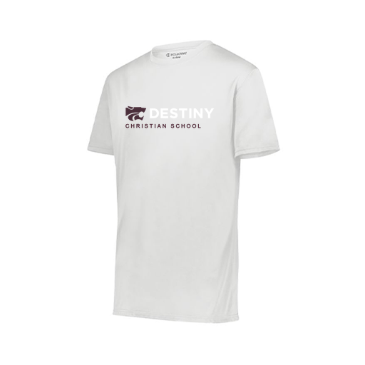 [222819.005.XXS-LOGO3] Youth Movement Dri Fit Shirt (Youth XXS, White, Logo 3)